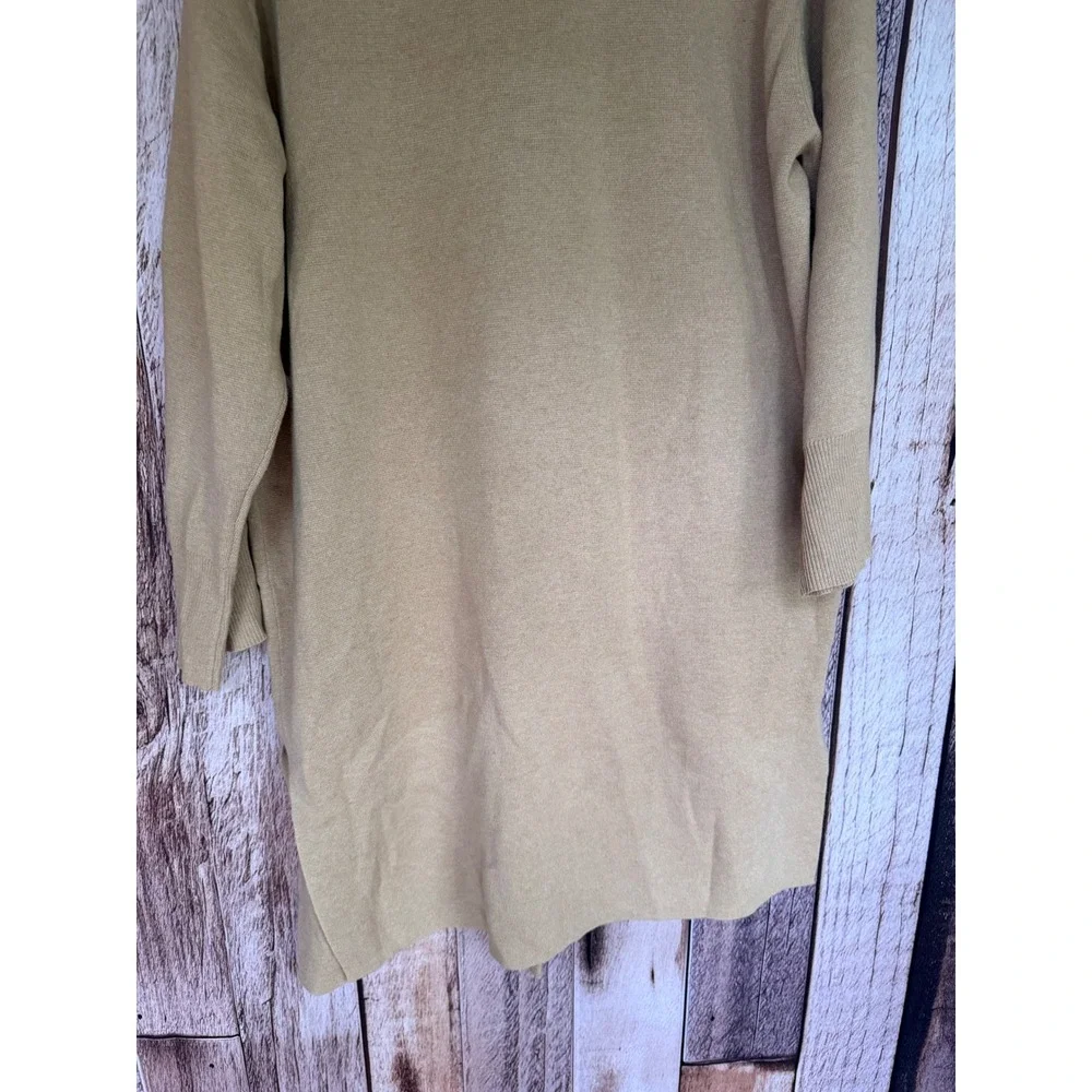 J.Crew Cardigan Sweater Blazer Heather Khaki Wool Blend Classic Preppy Large NWT